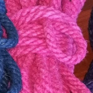 pink hemp rope